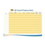 Girl Guides BP Award Progress Chart