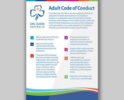 A3 Code Of Conduct Adult Poster