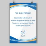 Girl Guides Guide Promise Poster A3