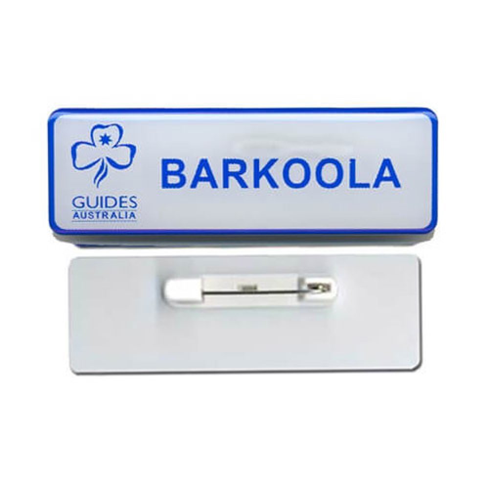 Name Tag Plastic Pin Back Girl Guides SA Online Store