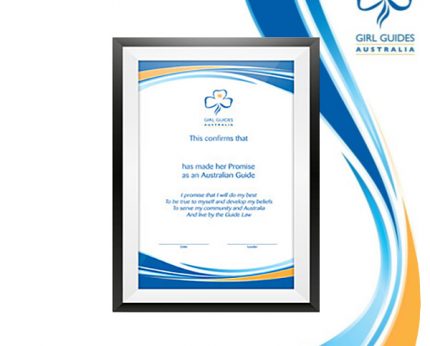 Promise Certificate A4