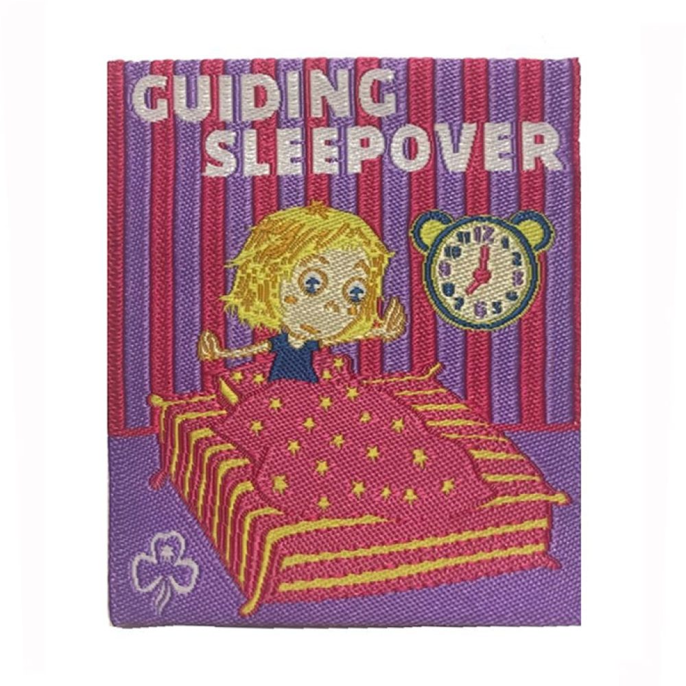 Girl Guides Guiding Sleepover Badge