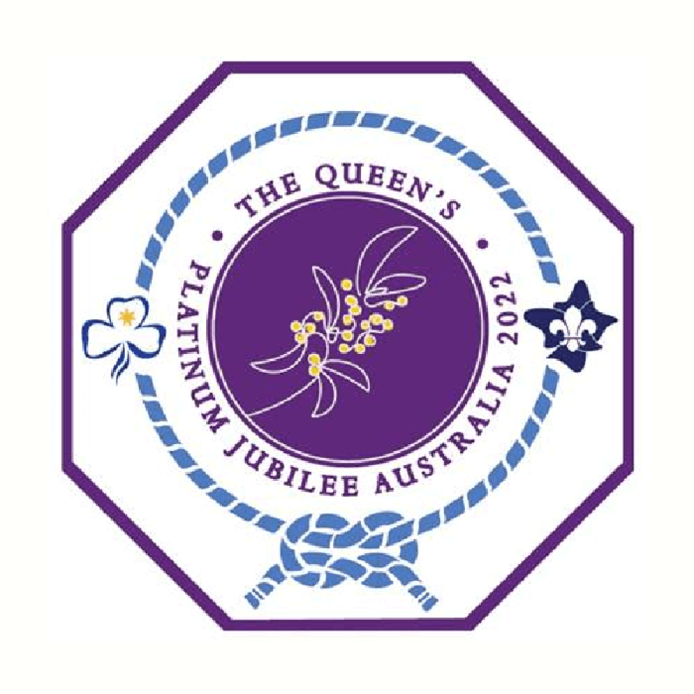 Girl Guides Queen's Platinum Jubilee Badge
