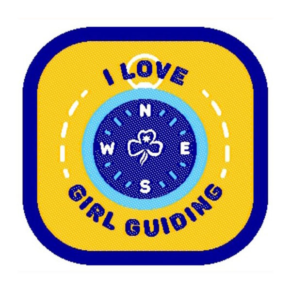 I Love Girl Guiding Badge