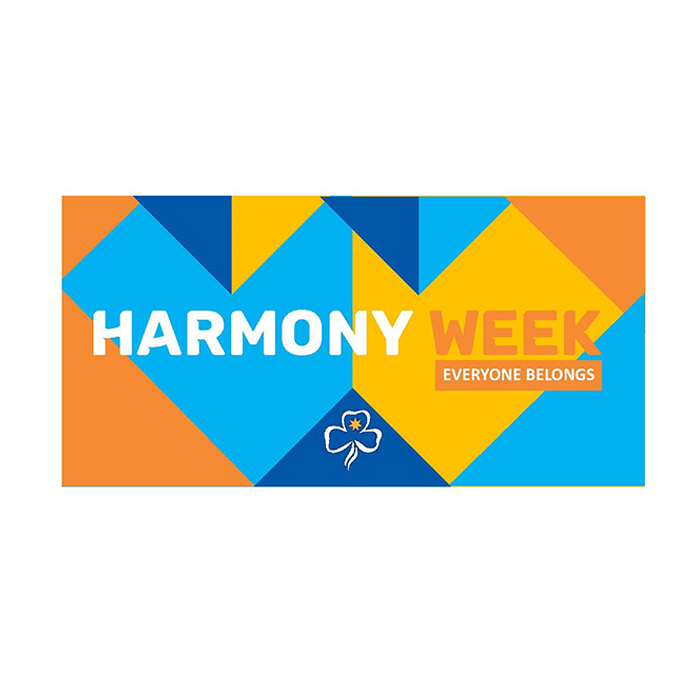 Girl Guides Harmony Week Cloth Badge